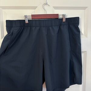 Men's Navy Blue Athletic Shorts
